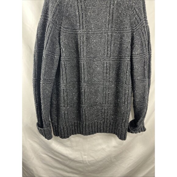 Banana Republic Grey Heavy Cotton V-Neck Cardigan Men's Size L - Picture 9 of 11